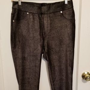 Michael Kors’ Foil Cord Pull-On Leggings Sz 1X